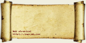 Tina Kovandžić vizit kartica